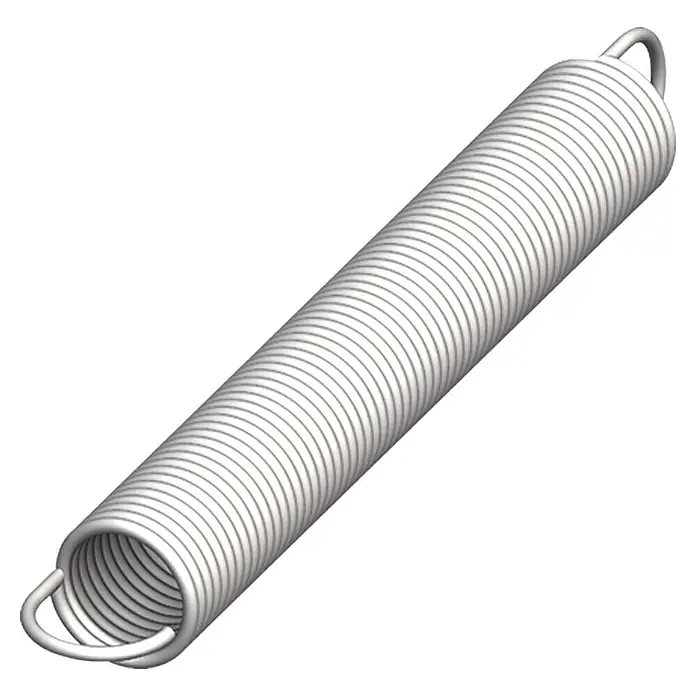 Kantoflex Zugfeder - M16, Federrate: 0,132 N/mm - Linke Seitenansicht