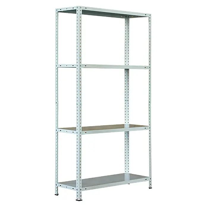 Regalux Metalni regal - Visina: 150 cm, Nosivost: 50 kg/polica - Pogled s lijeve strane