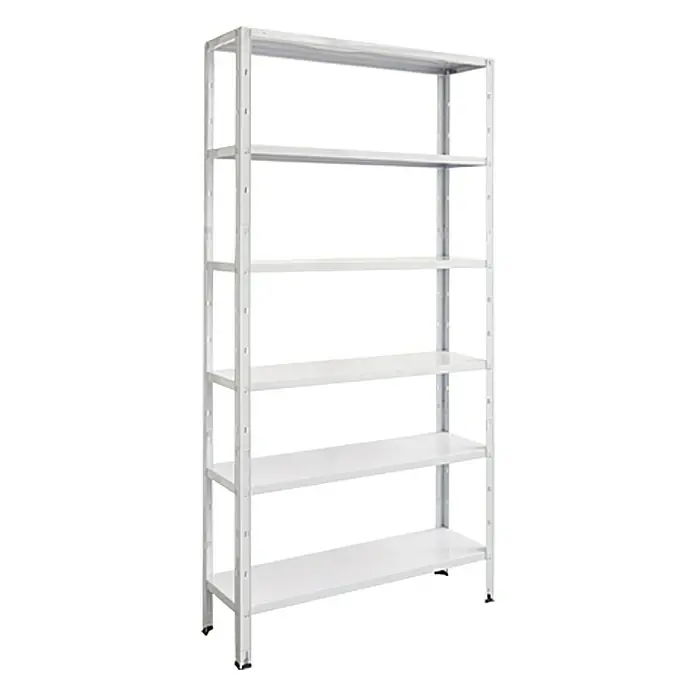 Regalux Aktenregal Office 100 - 30 x 100 x 209 cm, Traglast: 60 kg/Boden, Weiß