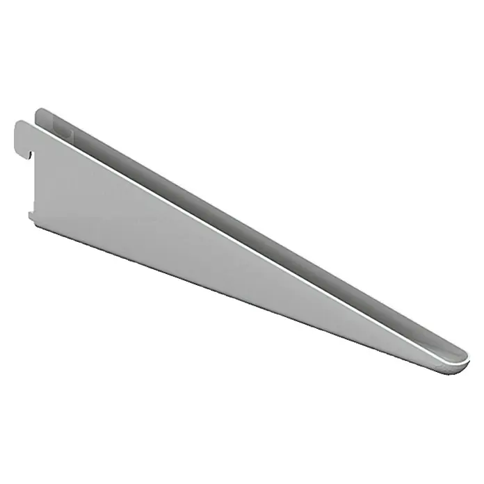 Element System Classic U nosač EL 32 - Namijenjeno za: Vodilice s rasterom od 32 mm, Vodilice s 2 rupe, Duljina: 22 cm, Opteretivost: 55 kg, Bijele boje, 1 kom - Pogled sprijeda