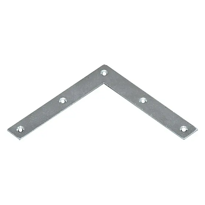 Stabilit Eckwinkel - 100 x 15 x 100 mm, Verzinkt, Silber - Ansicht von oben
