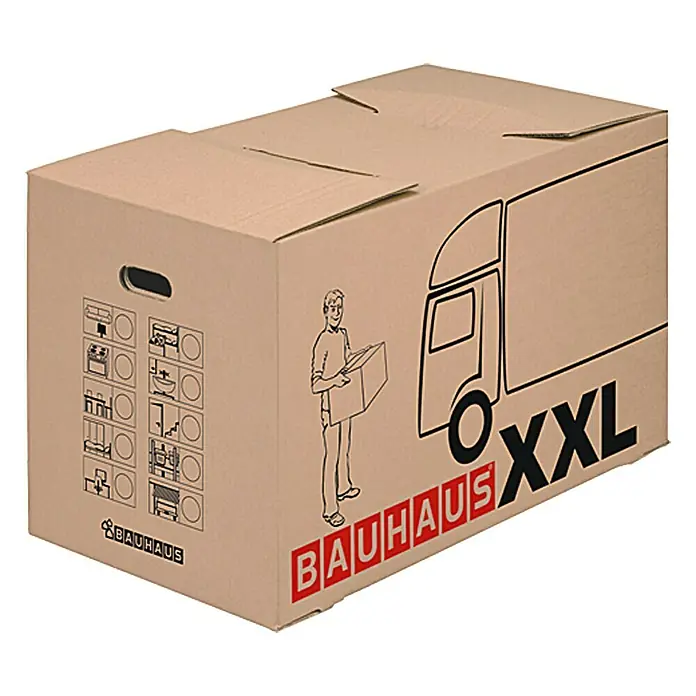BAUHAUS Kartonska kutija za selidbu Multibox XXL - Nosivost: 30 kg, 72,5 x 41 x 44 cm