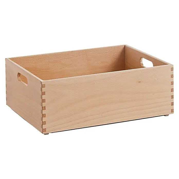 Zeller Kutija za slaganje - D x Š x V: 40 x 30 x 15 cm, M, Bukva - Pogled sprijeda