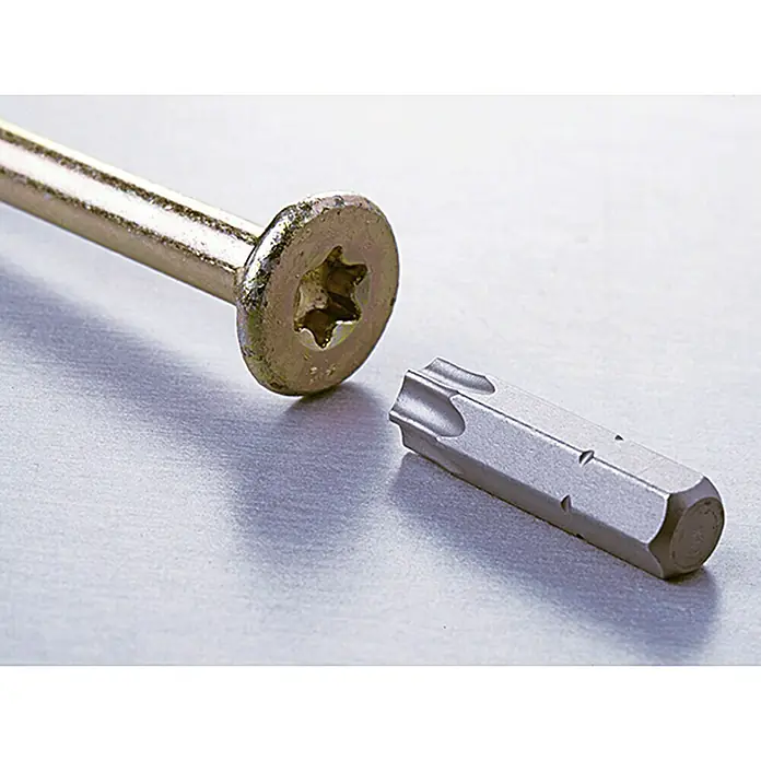 Profi Depot Tornillo tirafondo VZ - Ø x L: 4 x 50 mm, 200 uds., Zincado