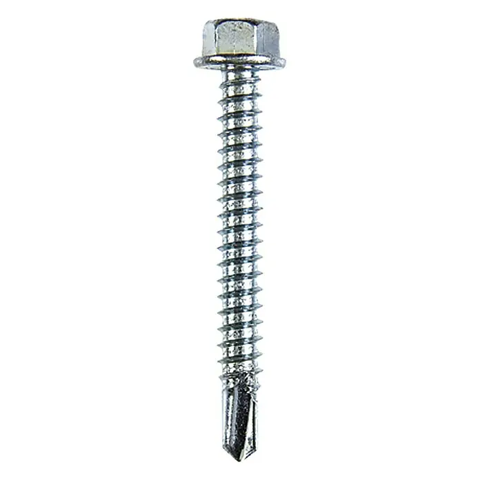 Profi Depot Sechskant-Blechbohrschraube VZ - Ø x L: 4,8 x 19 mm, Verzinkt, 100 Stk.