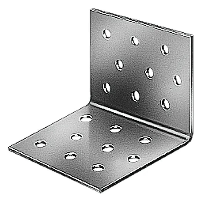 Stabilit Lochplattenwinkel - 60 x 60 x 40 mm, Verzinkt, 1 Stk.