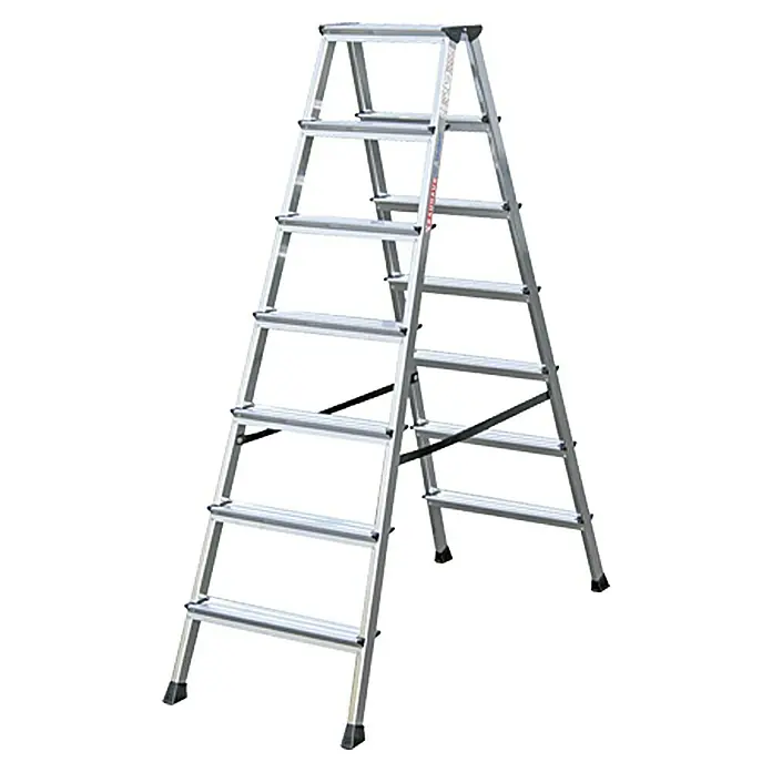 Krause Doppel-Stehleiter - 2 x 7 Stufen, Arbeitshöhe: 3,05 m