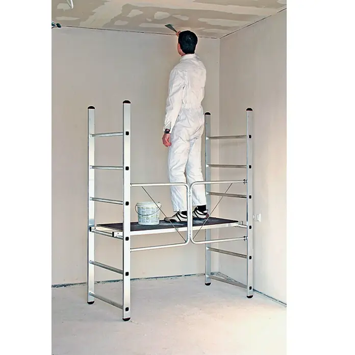 Krause Corda Klappgerüst - Arbeitshöhe: 2,9 m, Breite: 0,67 m, Belastbarkeit Bühne: 150 kg