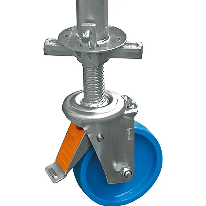 Krause Set kotača za skelu - Promjer: 150 mm, Namijenjeno za: Skele Krause ClimTec, Krause skele ProTec, Krause skele ProTec XXL, Krause skele ProTec XS, Krause skele ProTec XS-P, Podešavanje po visini: 15 cm, 4 Kom.