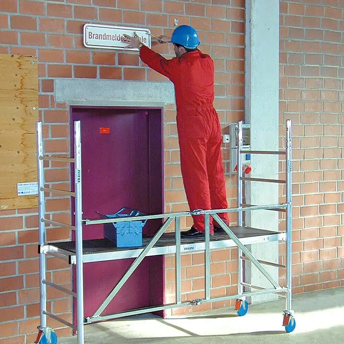 Krause ProTec XS Klappgerüst - Arbeitshöhe: 2,9 m, Bühnengröße: 1,2 m², Belastbarkeit Bühne: 240 kg