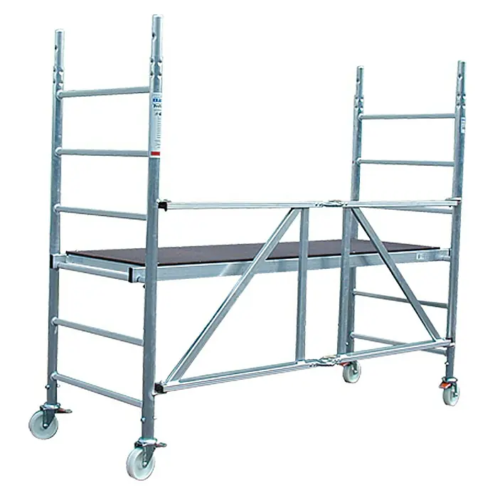Krause ProTec XS Klappgerüst - Arbeitshöhe: 2,9 m, Bühnengröße: 1,2 m², Belastbarkeit Bühne: 240 kg