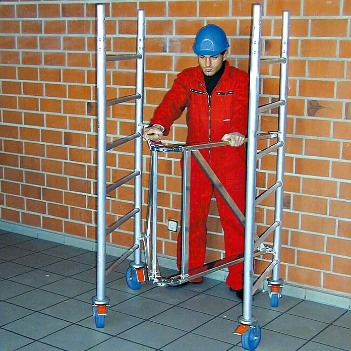 Krause ProTec XS Klappgerüst - Arbeitshöhe: 2,9 m, Bühnengröße: 1,2 m², Belastbarkeit Bühne: 240 kg