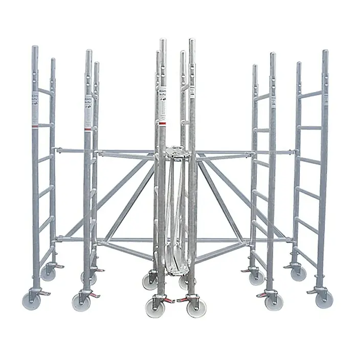 Krause ProTec XS Klappgerüst - Arbeitshöhe: 2,9 m, Bühnengröße: 1,2 m², Belastbarkeit Bühne: 240 kg