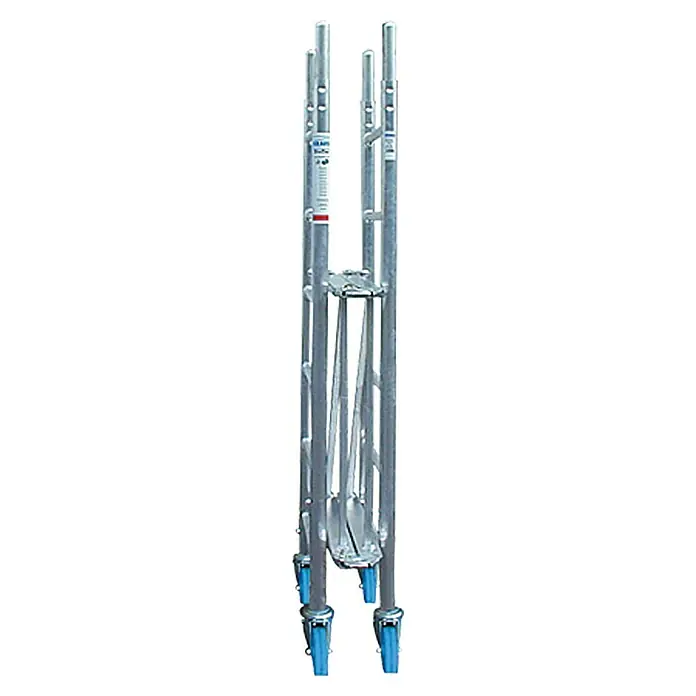 Krause ProTec XS Klappgerüst - Arbeitshöhe: 2,9 m, Bühnengröße: 1,2 m², Belastbarkeit Bühne: 240 kg - Vorderansicht