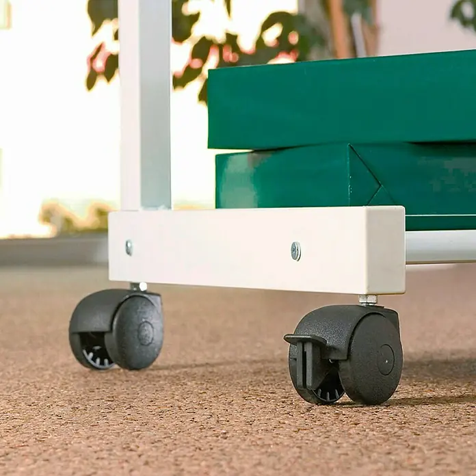 Stabilit Dupla görgő - Görgők átmérője: 35 mm, Terhelhetőség: 50 kg, siklócsapágy, Tányérral