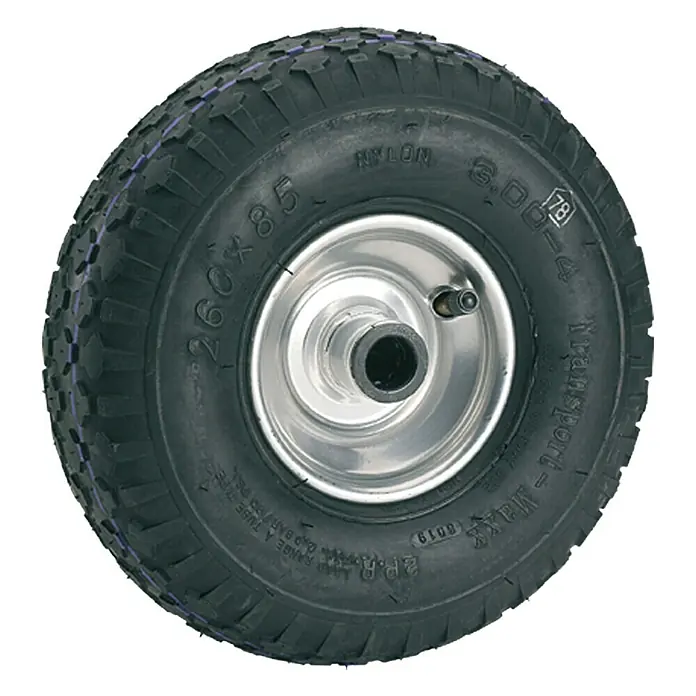 Stabilit Gumeni kotač - 260 mm, 200 kg, Materijal naplatka: Čelični lim, Širina obruba: 75 mm - Pogled odozgo