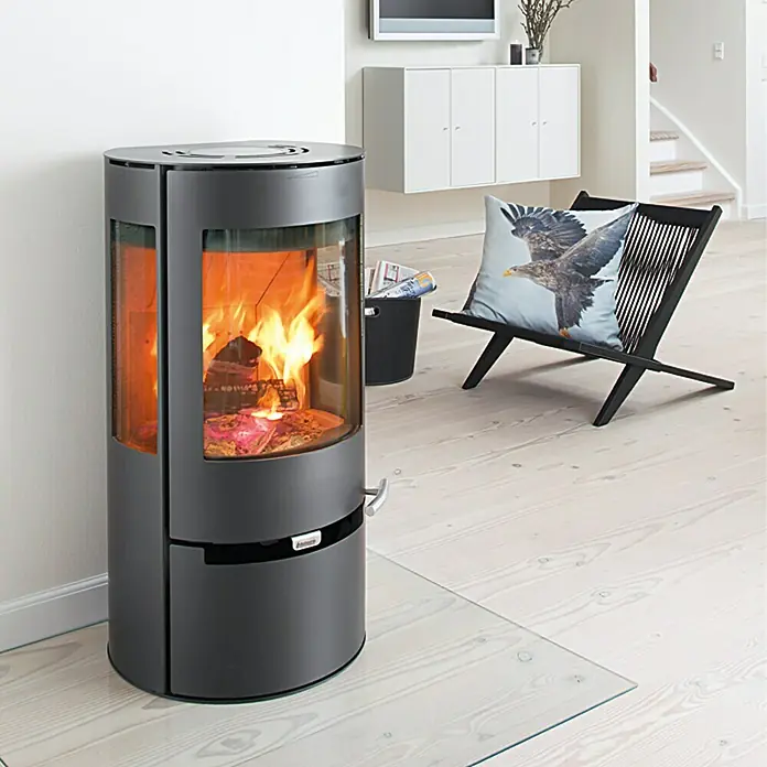Aduro Kaminofen 9 Air - 6 kW, Raumheizvermögen: 334 m³, Schwarz - Stimmungsaufnahme