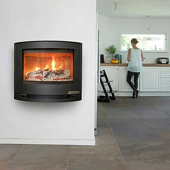 Aduro Kaminofen 15-3 - 6,5 kW, Raumheizvermögen: 334 m³, Schwarz - Stimmungsaufnahme