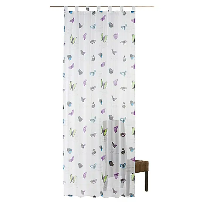 FREUNDIN HOME COLLECTION Summer Breeze Schlaufenschal - 140 x 255 cm, Bunt, Schmetterlinge, 100 % Polyester