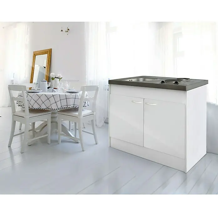 Respekta Miniküche Pantry OKS - 100 cm, Mit Duo-Kochmulde - Stimmungsaufnahme