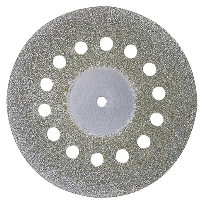 Proxxon Disco de corte de diamante N.º 28846 - Diámetro: 38 mm, Número de revoluciones: 10.000 r.p.m. - Vista frontal
