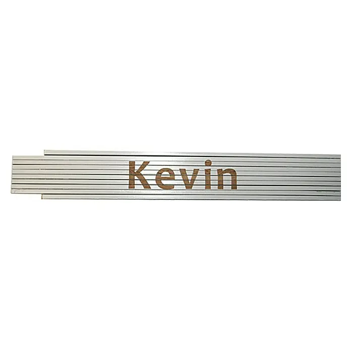 Heka Zollstock - Aufdruck: Kevin, 2 m - Ansicht von oben