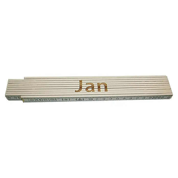 Heka Zollstock - Aufdruck: Jan, 2 m - Ansicht von oben