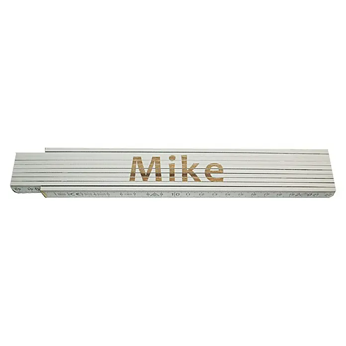 Heka Zollstock - Aufdruck: Mike, 2 m - Ansicht von oben