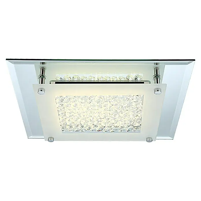Globo LED-Deckenleuchte Liana - 12 W, L x B x H: 28 x 28 x 6 cm, Neutralweiß - Vorderansicht