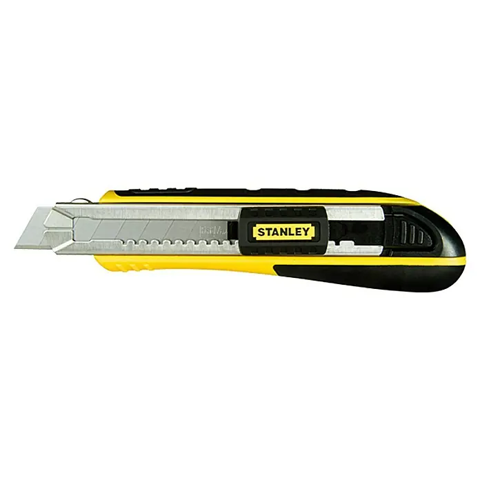 Stanley FatMax Cuttermesser - Klingenbreite: 18 mm, Abbrechklinge, Länge: 180 mm - Vorderansicht