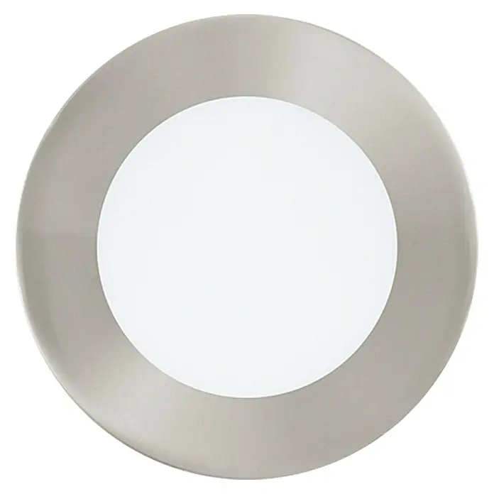 Tween Light Led-inbouwverlichting - 5,5 W, Warm wit, Diameter: 120 mm, Nikkel mat, Dimbaar - Vooraanzicht