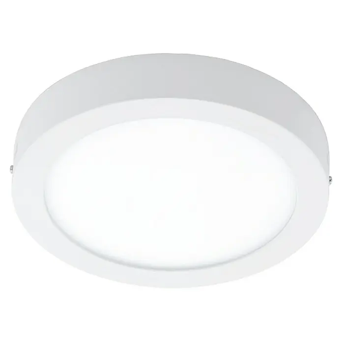 Eglo Connect Okrugla stropna LED svjetiljka Fueva-C - 15,5 W, Ø x V: 225 mm x 4 cm, Bijele boje, Bijele boje dnevnog svjetla - Pogled sprijeda