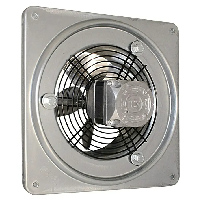 Air-Circle Außenwand-Ventilator Basic 250 - Durchmesser: 265 mm, Max. Luftleistung: 1.015 m³/h, Grau - Vorderansicht