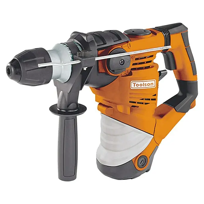 Toolson Bohrhammer Pro-BH 1600 - 1.600 W, Einzelschlagstärke: 4 J, Max. Schlagzahl: 3.900/min, Hammerwerk: Pneumatisch - Linke Seitenansicht