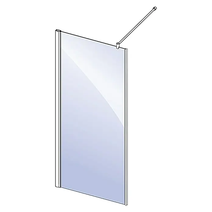 Camargue Vario Bočna stranica za dvostruka vrata S36 - 80 x 195 cm, Premazano, Debljina: 6 mm, Srebrne boje