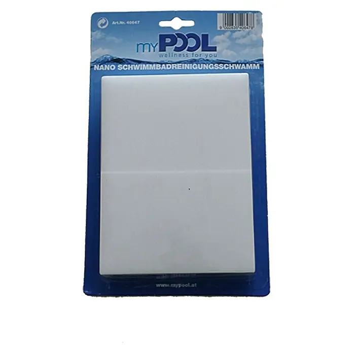 myPool Reinigungsschwamm Nano - 2 Stk., 12 x 8 x 4 cm - Vorderansicht