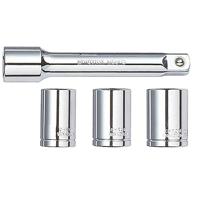 Alpha Tools Drehmomentschlüssel - 5 -tlg., 28 - 210 Nm, ½″ - Vorderansicht