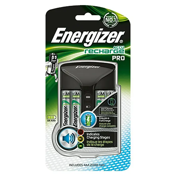 Energizer Punjač Pro - Kanali za punjenje: 4 - Pogled sprijeda