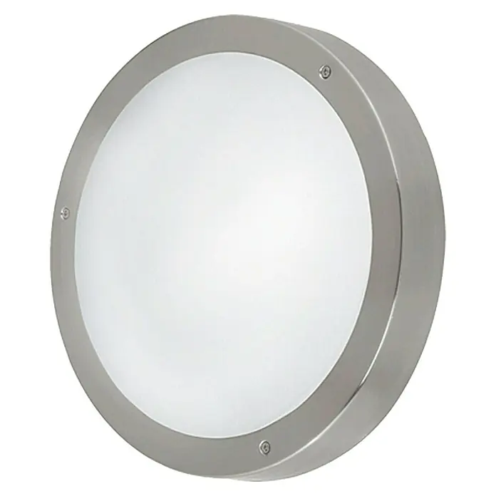Starlux Led-wandlamp voor buiten Vento 1 - 7,5 W, Roestvrij staal, Opaal, IP44 - Vooraanzicht