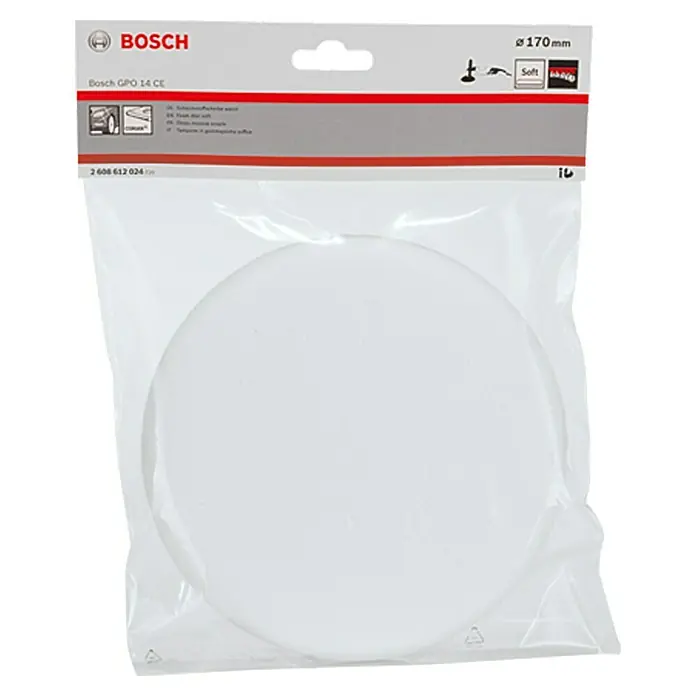 Bosch Esponja de pulido - Diámetro: 170 mm - Vista frontal