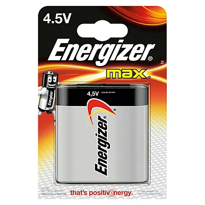Energizer Baterije Max - Prizmatična baterija, 4,5 V - Pogled sprijeda