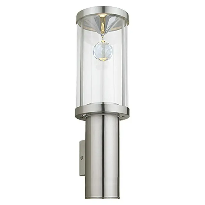 Eglo Led-wandlamp voor buiten Trono 2 - 6,7 W, Roestvrij staal, Helder, IP44
