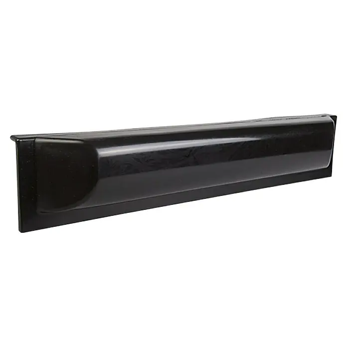 Talamex Stegfender - 7 x 50 x 10 cm, Gerade, Schwarz, Kunststoff - Linke Seitenansicht