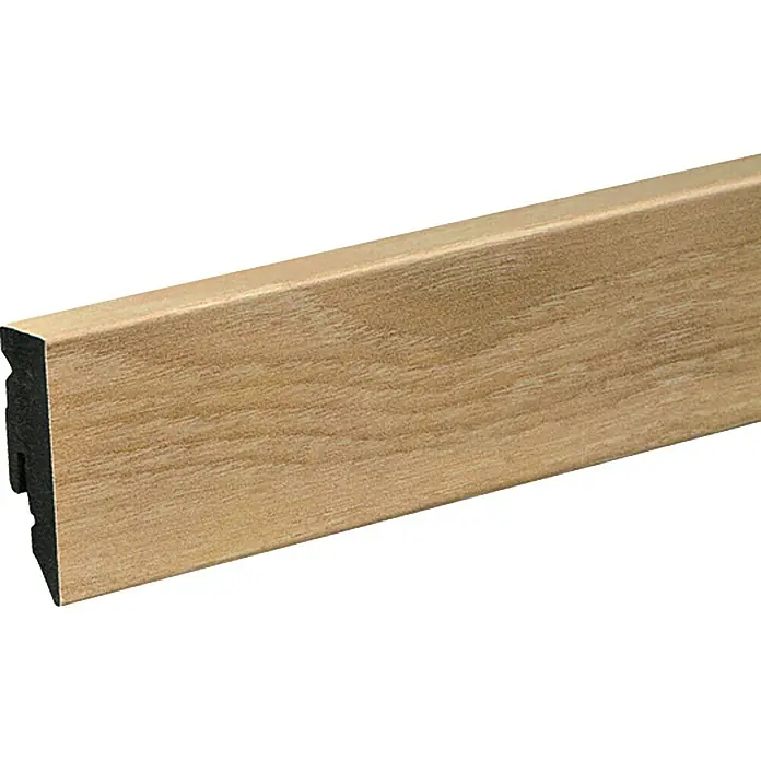 Profiles and more Podna kutna lajsna KU51L Aspen hrast - 2,4 m x 15 mm x 50 mm, Ravni oblik - Pogled s lijeve strane
