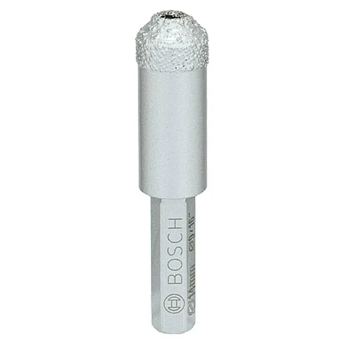 Bosch Broca diamantada para perforación en seco Ceramic - Diámetro: 14 mm, Diámetro vástago: 8 mm hexagonal