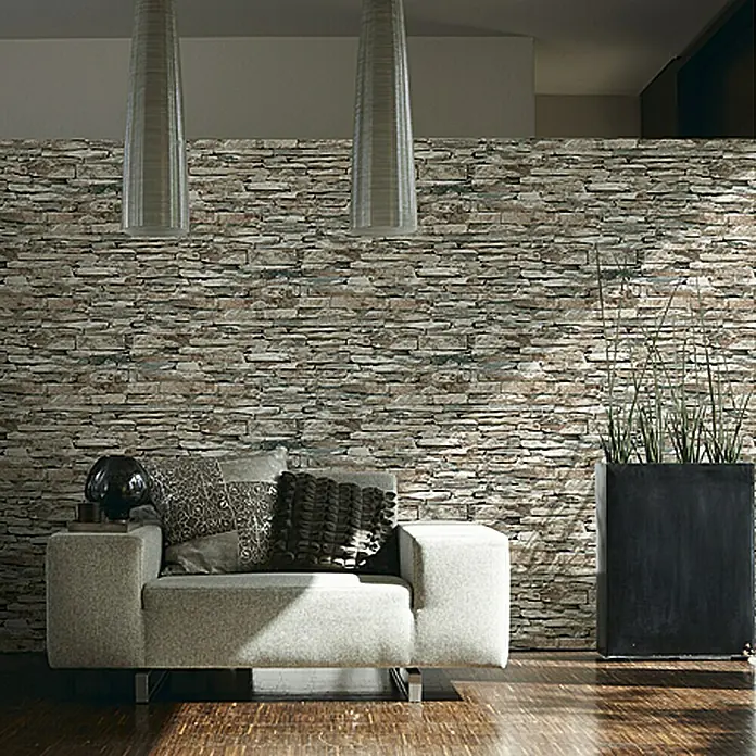 my look Nature Flis tapeta Nature - Natur, Izgled kamena, 10,05 x 0,53 m