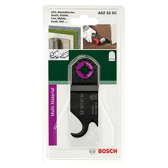 Bosch Multicuchilla ASZ 32 SC - 2 cuchillas, Apto para: Moquetas - Vista frontal