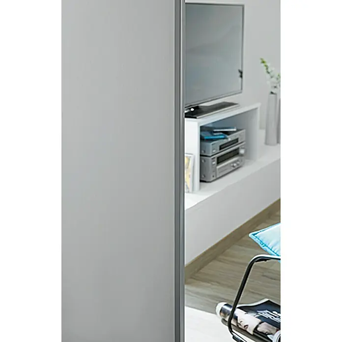 Optimum Set za klizna vrata - Bijelo-sive boje, 120 x 250 cm