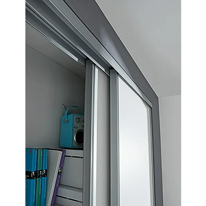Optimum Set za klizna vrata - Bijelo-sive boje, 120 x 250 cm