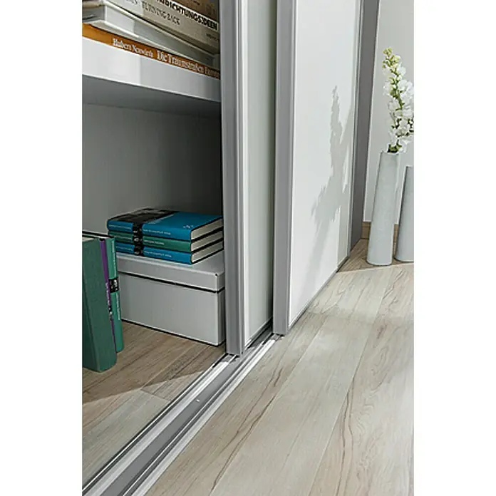 Optimum Set za klizna vrata - Bijelo-sive boje, 120 x 250 cm